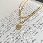 Dainty Heart Layered Necklace