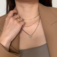 Load image into Gallery viewer, Herringbone Double Layered Necklace

