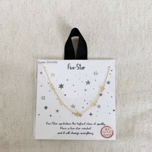 Load image into Gallery viewer, Five Star Necklace
