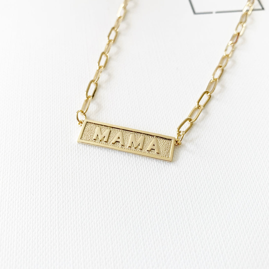 MAMA Tag Necklace
