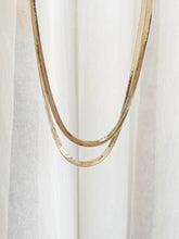 Load image into Gallery viewer, Double Layered Herringbone Necklace
