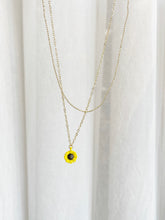 Load image into Gallery viewer, Dainty Sunflower Pendant Necklace
