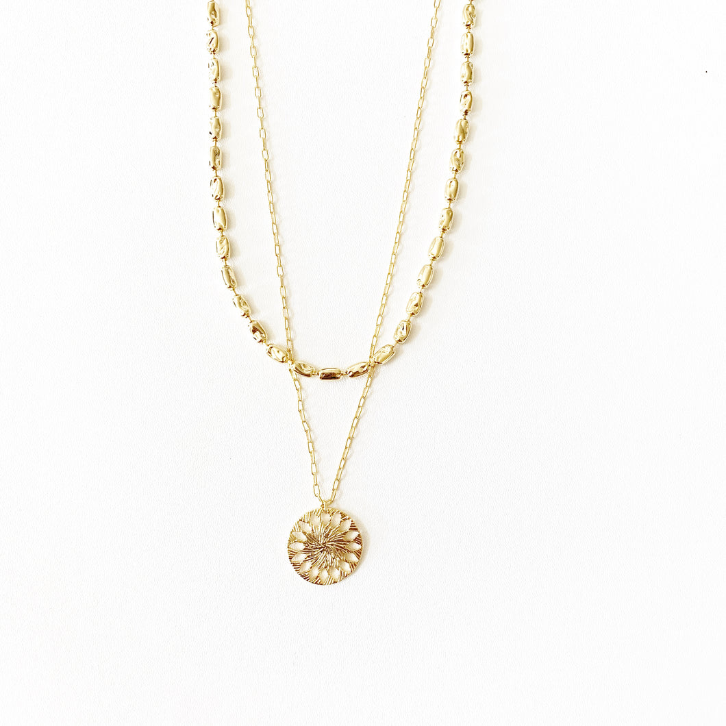 Ava Double Layered Necklace