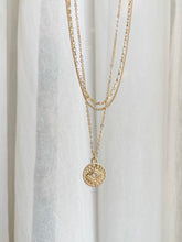 Load image into Gallery viewer, Evil Eye Coin Layered Necklace
