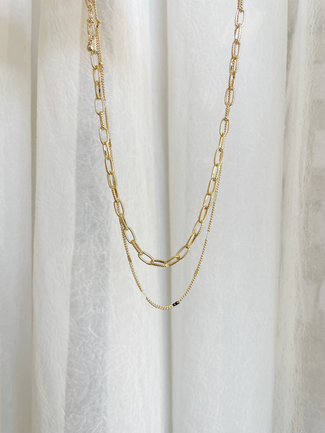 Brooklyn Double Chain Necklace