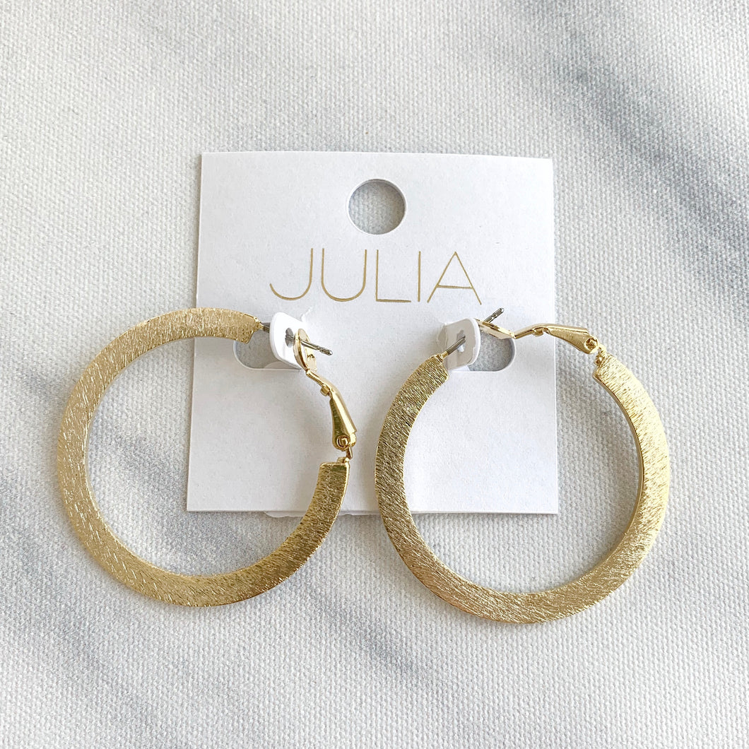 Thick Textured Hoops