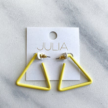 Load image into Gallery viewer, Triangle Matte Earrings
