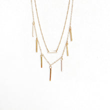Load image into Gallery viewer, Yardley Pre-Layered Bar Necklace
