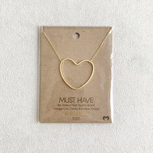 Load image into Gallery viewer, Big Open Heart Necklace
