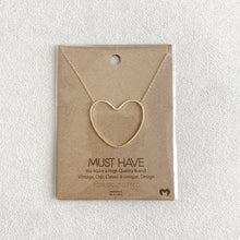 Load image into Gallery viewer, Big Open Heart Necklace

