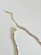 Load image into Gallery viewer, Baguette Shaped CZ Chain Necklace
