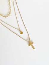 Load image into Gallery viewer, Cross Tripe Layered Necklace
