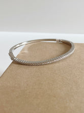 Load image into Gallery viewer, Thin CZ Hinged Bangle

