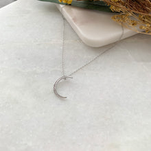 Load image into Gallery viewer, Crescent Moon Pendant Necklace
