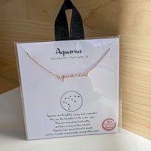 Load image into Gallery viewer, Handwritten Constellation Pendant Necklace
