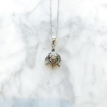 Load image into Gallery viewer, Sterling Silver Turtle Necklace
