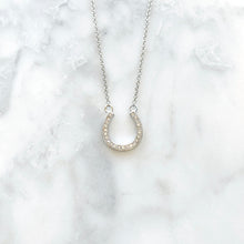 Load image into Gallery viewer, Sterling Silver Horseshoe Necklace
