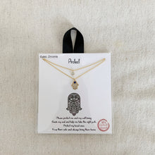 Load image into Gallery viewer, Protect Hamsa Necklace

