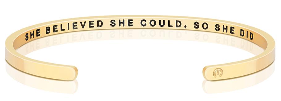 She Believed She Could, So She Did (within) Bracelet