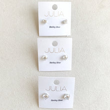 Load image into Gallery viewer, Sterling Silver Studs (6mm, 7mm, 8mm)
