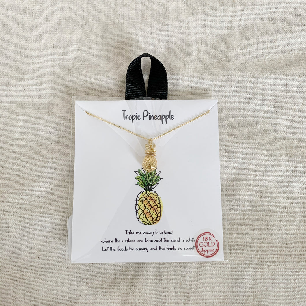 Tropic Pineapple Necklace