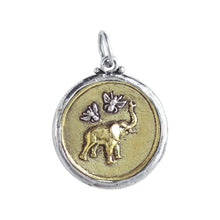 Load image into Gallery viewer, Bee Saved - Elephant Pendant
