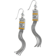 Load image into Gallery viewer, Tapestry Slim Fringe French Wire Earrings
